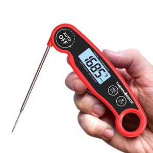 Instant Read Meat Thermometer, Cooking Food Thermometer for Grill, BBQ, Fry, ... - Picture 1 of 7
