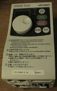 Unidad inversora Mitsubishi Freqrol S500 FR-S520E-0,1 K - Imagen 1 de 2