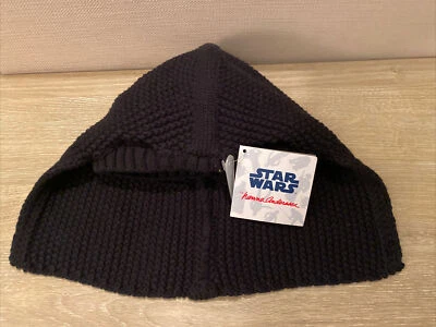 Sombrero Hanna Andersson Star Wars Tejido Forrado Negro Darth Vader Niño Talla Pequeña Foto 1 de 4
