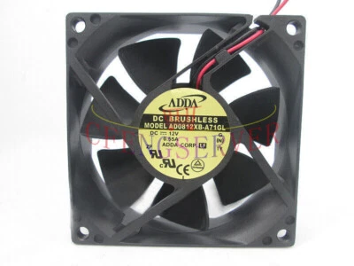 1PCS New ADDA AD0812XB-A71GL 8025 12V 0.55A 8CM cooling fan - Image 1 of 2
