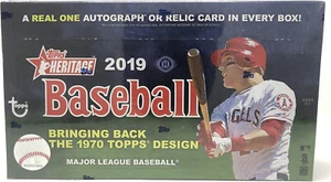 2019 Topps Heritage Baseball Hobby Box - Bild 1 von 1