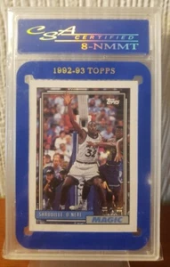 1992-93 Topps #362 Shaquille O'Neal RC Rookie Card - Graded CSA 8 NBA Basketball - Bild 1 von 2