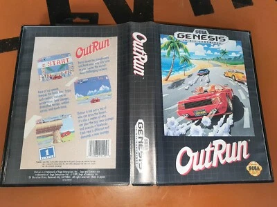 ## Sega Genesis - Out Run / US Mega Drive Game ## - Image 1 of 2