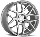 One 20X10.5 Aodhan Aff2 5X112 +35 Flow Forged Machined Silver Wheel