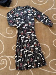 SCOTCH & SODA Girls Dress 12/152 button-front long sleeves Ex Cond - Picture 1 of 6