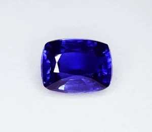 Piedra preciosa suelta de 4,22 quilates de zafiro azul natural sin tratar gem... - Imagen 1 de 11