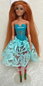 Mattel 2020 Color Reveal Barbie #P21HF GTL80 Red Hair Green Eyes Handmade Skirt - Picture 1 of 5