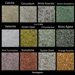 70+ Crushed Gemstone Coarse 1-3 MM Stone Coarse Crushed Stone Healing Powder - Picture 1 of 24