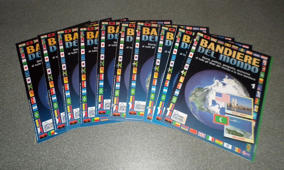 FASCICOLI ILLUSTRATI CON LA STORIA DELLE BANDIERE DEL MONDO - Immagine 1 di 1