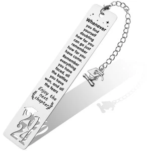 Graduation Bookmark Gift College Women Grad Sisters Inspirational Encouragement - Picture 1 of 7