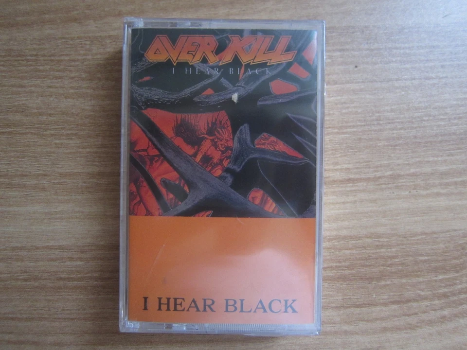 Overkill ‎– I Hear Black RARE Korea Edition Sealed Cassette Tape  - Image 1 of 3