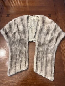 VINTAGE REID FUR WRAP STOLE SHAWL - Picture 1 of 11