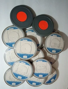 Lot Of 13 Sears Du All Film Cans with Empty Reels Late 1960's Early 70's Plus 2 - Picture 1 of 3