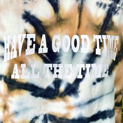 Volcom Outer Banks Brown Tie Dye Sweatshirt Size S Netflix Graphic OBX Logo Top - Image 1 of 4