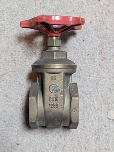 Messing BR 2 PN16 125S Absperrschieber Italien gebraucht - Bild 1 von 10