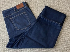 $65 New Lands' End Men's Traditional Fit 5 Pocket Denim Jeans Rinse 42x31 - Picture 1 of 13