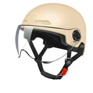 Motorcycle Helmet Men and Women Sun Protection Helmet Lightweight Half Helmet - Picture 1 of 18