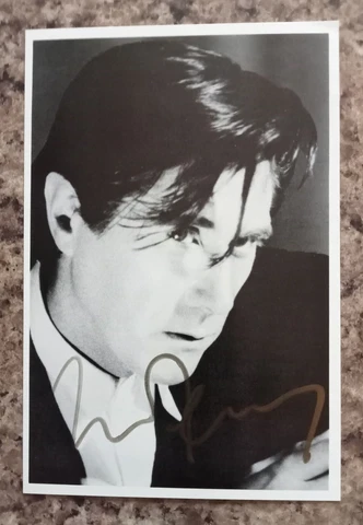 Bryan Ferry "Roxy Music" "Virginia Plain" Hand Signed 6"X4" Photo AFTAL #216 Cover