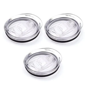 3PCS Skinny Tumbler Replacement Lids 20oz Cup Mouth Spill Proof Splash Resistant - Picture 1 of 7