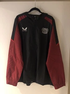 Bayer Leverkusen Castore Lightweight Players Hooded Jacket Soccer EU 4XL US 3XL - Picture 1 of 9
