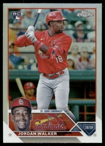 2023 Topps Chrome #209 Jordan Walker Refractors St. Louis Cardinals - Picture 1 of 2