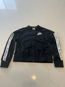 Nike Youth Kids Black Full Zip Jacket Youth Large L Running Training Active - Picture 1 of 6