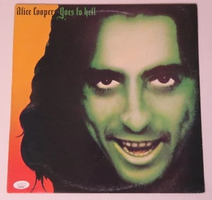 Shep Gordon Alice Cooper Firmado Autógrafo "Goes To Hell" Álbum Vinilo LP JSA - Imagen 1 de 5