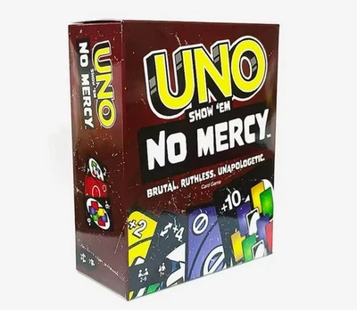 Uno No Mercy Spiel Brettspiele UNO Kartentisch Unterhaltungskosten Spielzeug - Bild 1 von 3