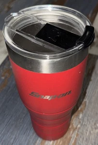Snap On 32 oz. Vaso rojo. Enfriadores Bisonte con tapa - Imagen 1 de 7