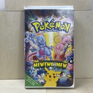 Pokémon The Movie: Mewtwo vs. Mew 150-151 VHS ORIGINAL 2000 - Picture 1 of 8