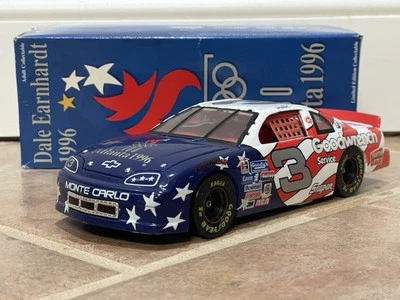 1996 Dale Earnhardt Goodwrench Atlanta Olympics Monte Carlo NASCAR Action 1/24 - Image 1 of 4