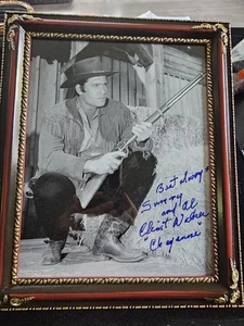 Autographed Clint Walker Cheyanne 8×10 Photograph Vintage Collectable - Picture 1 of 4