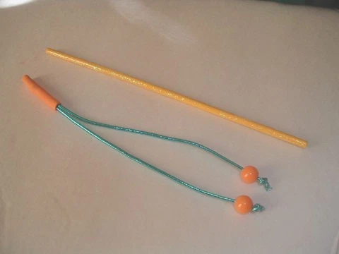 ThunderCats TYGRA Orange Shimmer Light Whip CHEETARA Staff Hand Made Toy Weapons Cover
