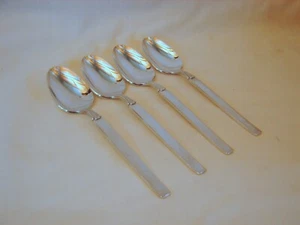 4 Community Silver Twilight ovale Suppenlöffel Top Neu-ähnlicher Zustand, 7-1/2 - Bild 1 von 7