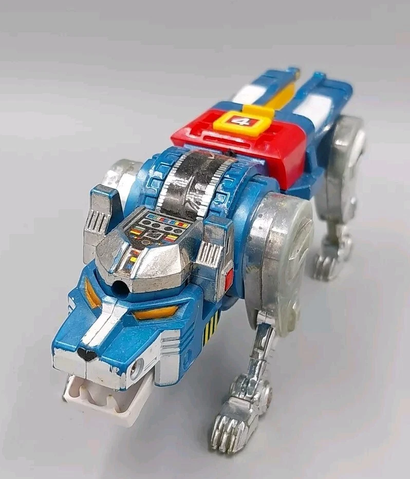 Vintage 1980s  Voltron Blue lion Die Cast Robot Toy Lionbot No Tail - Imagem 1 de 4