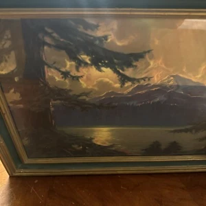 Nature's West America Hy Hintermeister 14.5 X12 Vintage Framed Signed Print - Picture 1 of 4