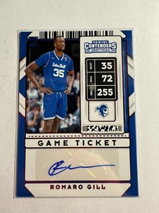 K140,134 - 2020-21 Panini Contenders Draft Picks #104 Romaro Gill Auto