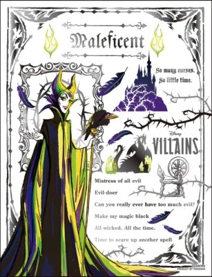 300 Pezzi Disney Puzzle Nero/Argento Malefica 【Luce a Bolla】 16,5x21,5 cm JP - Immagine 1 di 2