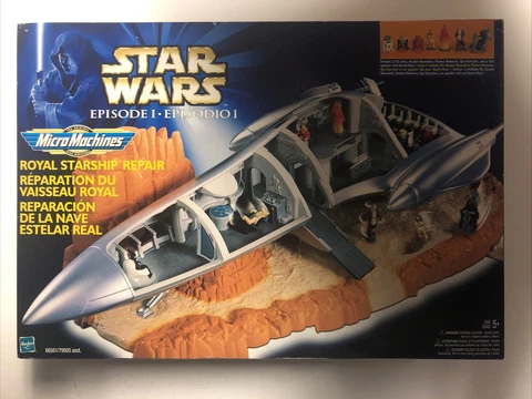 Star Wars (1999) Episode #1 Micro Machines Royal Starship Repair| Galoob Cover