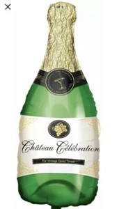 Champagne Bottle Party Celebration Large Foil Balloon Supershape Decorations - Picture 1 of 1