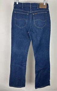 Vintage 80s LEE Jeans Mens 29 29x32 ACTUAL Slim Fit Cowboy Western Bootcut - Picture 1 of 18