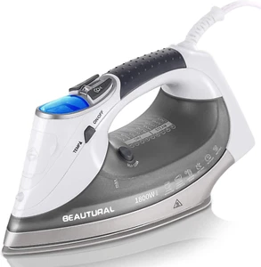 1800-Watt Steam Iron with Digital LCD Screen, Double-Layer and Ceramic Coated So - Picture 1 of 7