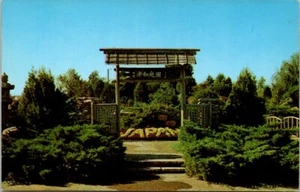 Salt Lake City UT Japanese Peace Gardens Utah postcard NQ9 - Picture 1 of 2