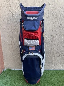 Sun Mountain Men's 2022 C130 14-Way Divided Golf Cart Bag - USA - Picture 1 of 3