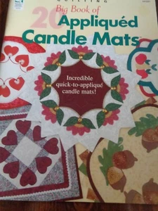 HOUSE OF WHITE BIRCHES QUILTING 20 APPLIQUED CANDLE MATS PATTERNS BOOKLET - Picture 1 of 9