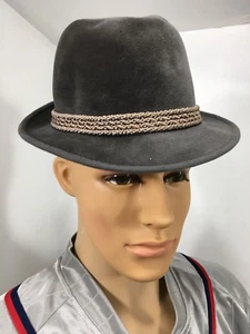 De colección Anton Peschel Dinkelsbuhl Fedora de Dayton hecho en Alemania Occidental Garmisch - Imagen 1 de 11
