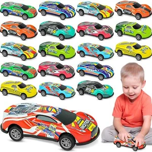 20 Pack 3.4 Inch Metal Pull Back Toy Cars Toys for Boys Girls Toddlers 3456.7... - Picture 1 of 6