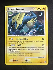 Pokémon JCC 22/99 Manectric Arceus Non Holo Raro Casi Nuevo - Imagen 1 de 2