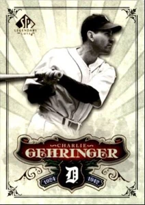2006 SP Authentic Baseball Card Charlie Gehringer Detroit Tigers #89 - Picture 1 of 2