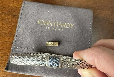 Pulsera de zafiro azul y esterlina John Hardy Estate con clase Foto 1 de 4